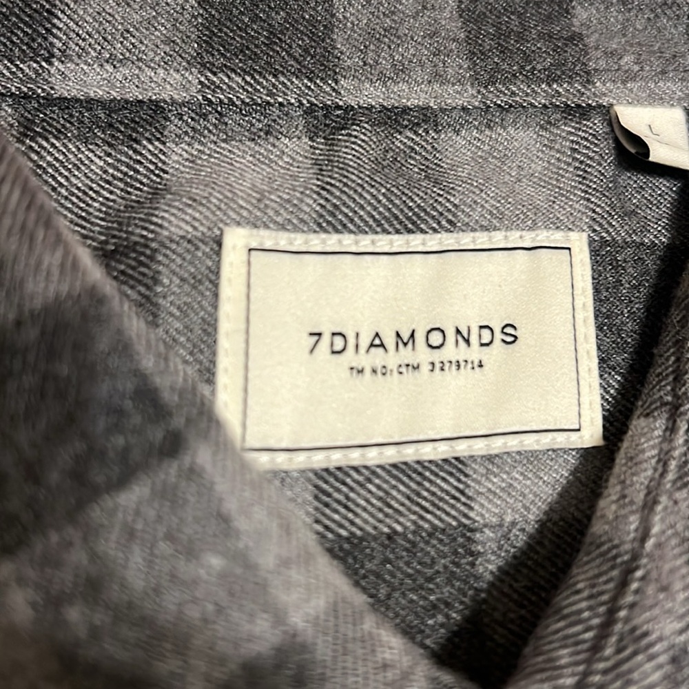 7 Diamonds Checkered flannel shirt - Picture 4 of 9